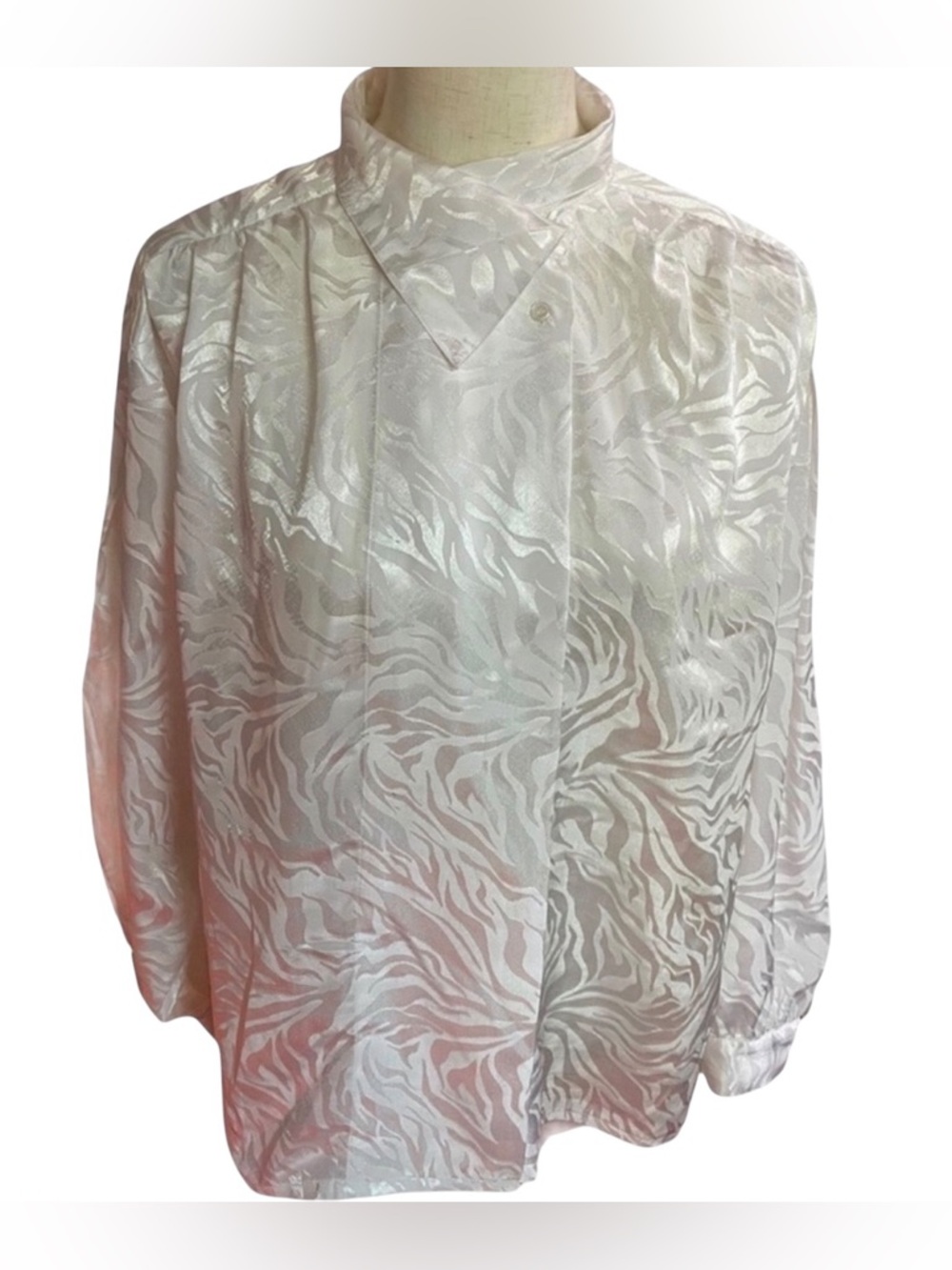 THE Notebook White Long Sleeve Adorable Blouse